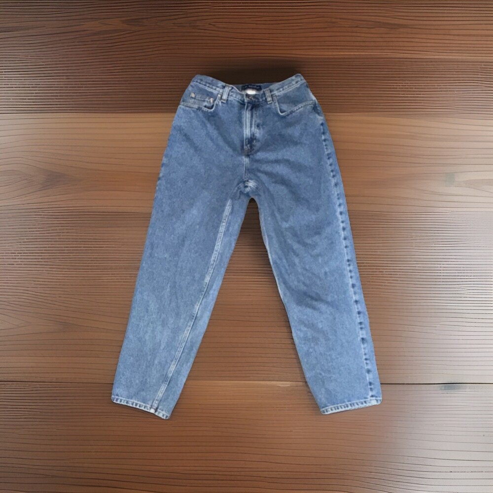 L.A. Blues Women's Blue Medium Wash Denim Jeans 10 Petite Cotton 5-Pocket